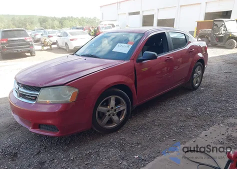 2012 Dodge Avenger Se from USA, damaged, VIN 1C3CDZAB4CN240444